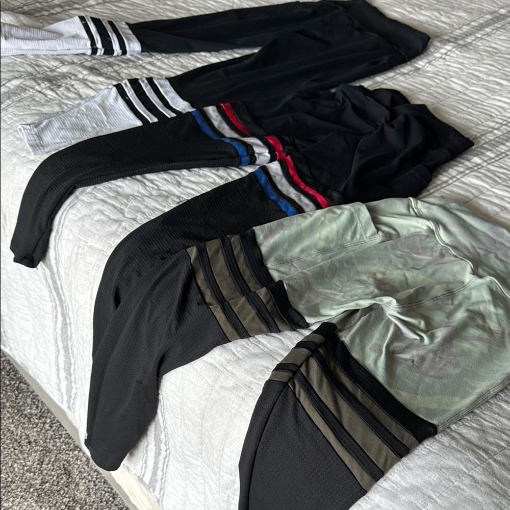 Kids Black and Green Bottoms